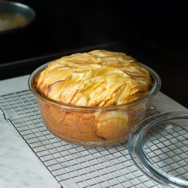 Fresh Homemade apple pie at the modern kitchen